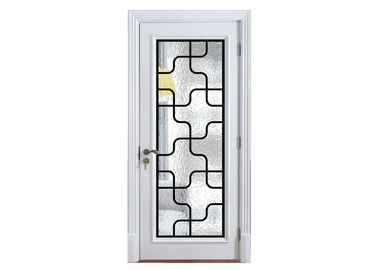 सामने के दरवाजे के लिए कस्टम सजावटी ग्लास पैनल किसी भी शैली में कम ई / आर्गन गैस जोड़ें