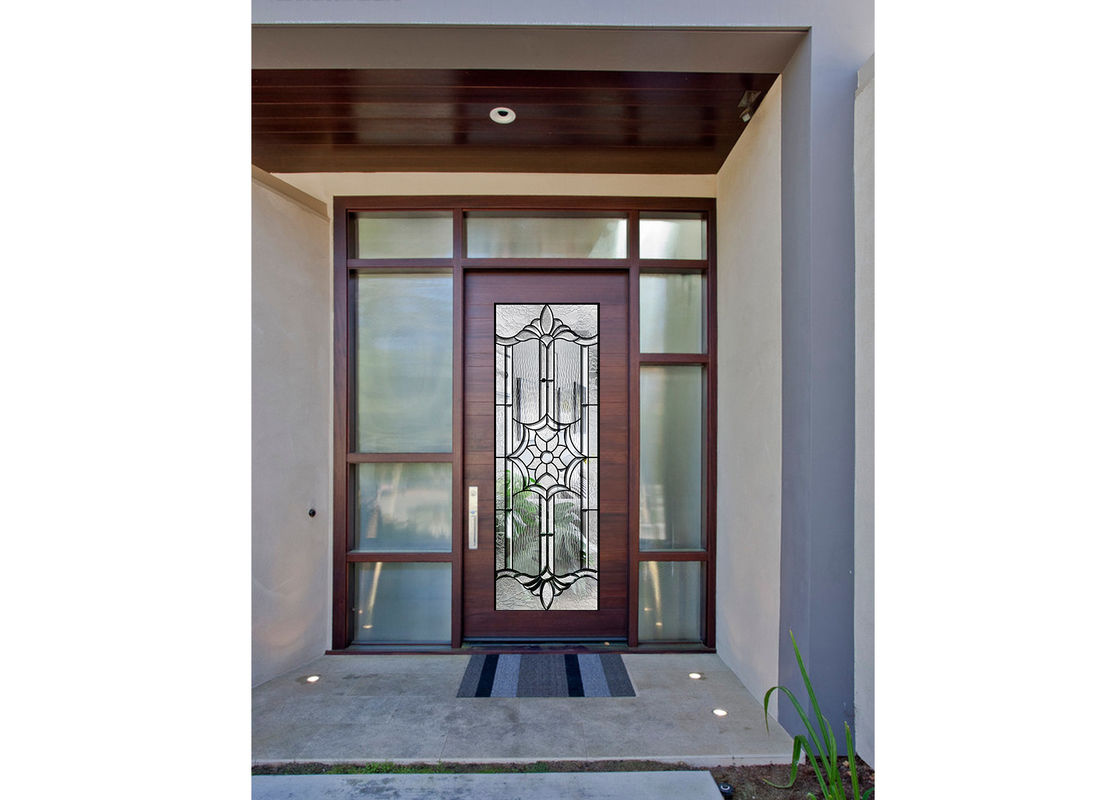 Sidelight सजावटी पैनल ग्लास, वास्तुकला दाग ग्लास दरवाजा पैनलों